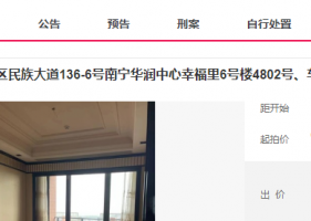 钦州浦北县有名的黑老大的40栋自建房被拍卖，3730万起